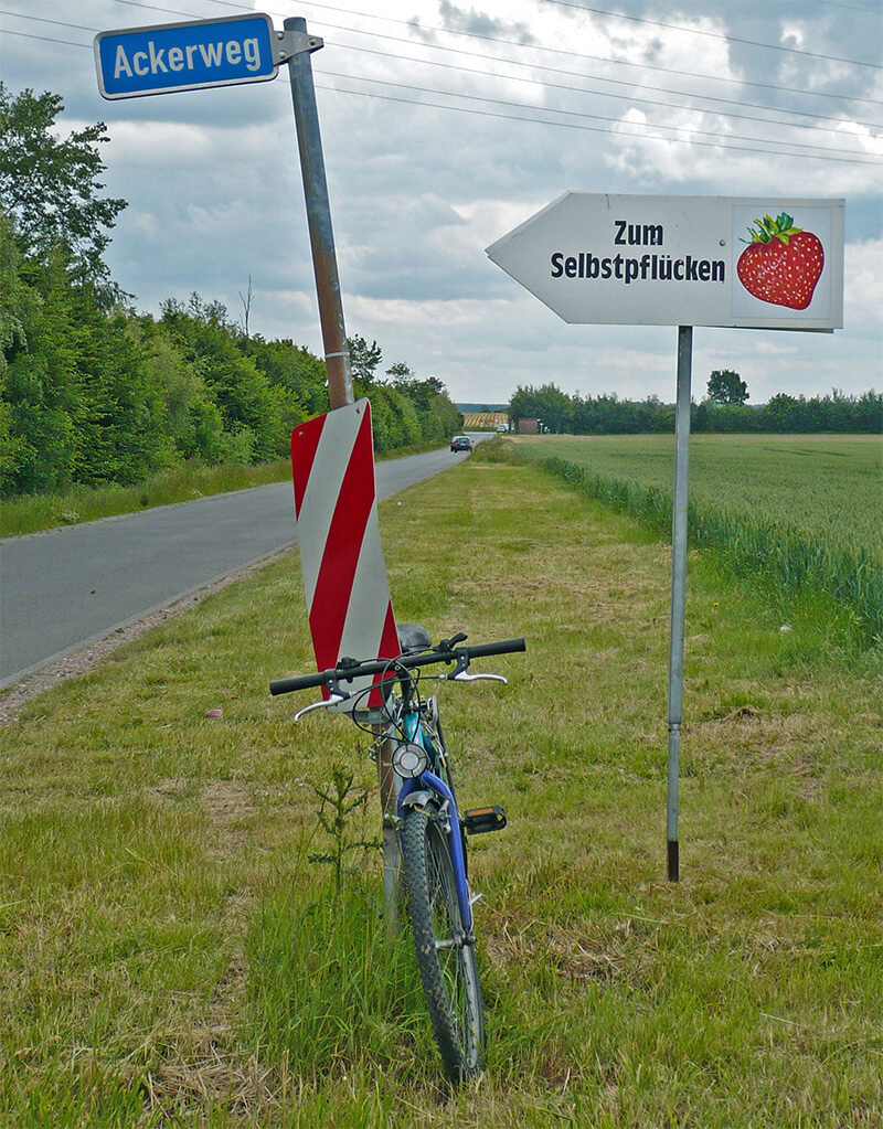 Anfahrt Erdbeerhof Pufarken Hohenhorn für Selbstpflücker
